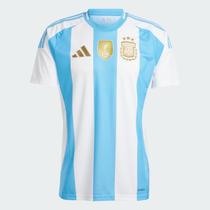 Camisa argentina i adidas 24/25 patch fifa masculina