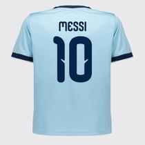 Camisa Argentina Lanes Infantil Azul 10 Messi Camisa Argentina Lanes Infantil Azul 10 Messi