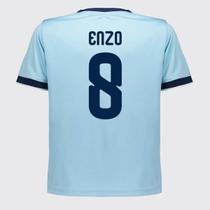 Camisa Argentina Lanes Infantil Azul 8 Enzo Camisa Argentina Lanes Infantil Azul 8 Enzo