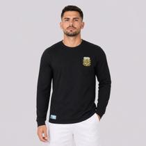Camisa Argentina Retrô 1966 Goleiro Preta Camisa Argentina Retrô 1966 Goleiro Preta