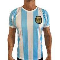 Camisa Argentina Retro 1986 Home Branco Oficial Licenciada Camisa Argentina Retro 1986 Home Branco Oficial Licenciada