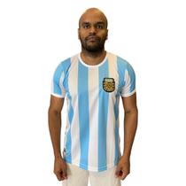 Camisa Argentina Retrô 1986 Home Escudo Bordado Oficial AFA Camisa Argentina Retrô 1986 Home Escudo Bordado Oficial AFA