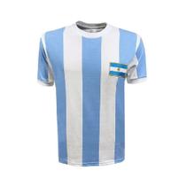 Camisa argentina retrô década 70 1970's algodão masculina nf