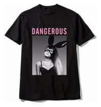 Camisa Ariana Grande Dangerous Woman Camiseta Unissex