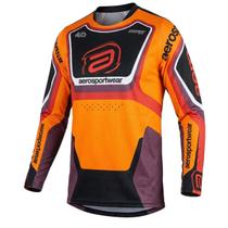 Camisa ASW Image Cyber Laranja Preta Marrom