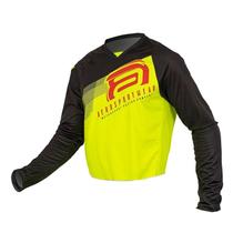 Camisa asw Image Spark Preto Amarelo Fluo