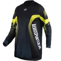Camisa ASW Image Way 24 Preto/Amarelo/Fluo