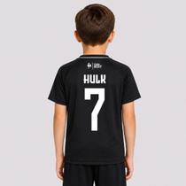 Camisa Atlético Mineiro Berro Infantil Preta 7 Hulk Camisa Atlético Mineiro Berro Infantil Preta 7 Hulk
