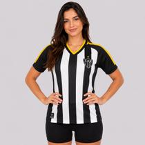 Camisa Atlético Mineiro Feminina Branca Camisa Atlético Mineiro Feminina Branca