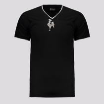 Camisa Atlético Mineiro Galo Preta e Branca