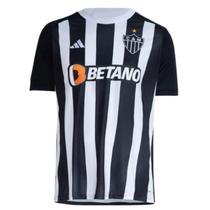 Camisa Atlético Mineiro I 24/25 s/n Torcedor Masculina - Branco Preto