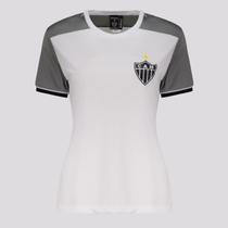 Camisa Atlético Mineiro Ligação Feminina Branca Camisa Atlético Mineiro Ligação Feminina Branca