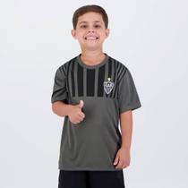 Camisa Atlético Mineiro Soil Infantil Cinza Camisa Atlético Mineiro Soil Infantil Cinza