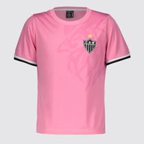 Camisa Atlético Mineiro Troféu Infantil Rosa Camisa Atlético Mineiro Troféu Infantil Rosa