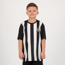 Camisa Atlético Mineiro Wag Juvenil Preta Camisa Atlético Mineiro Wag Juvenil Preta