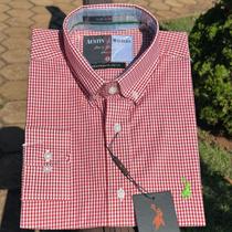 Camisa Austin Manga Longa Xadrez Vermelho Camisa Austin Manga Longa Xadrez Vermelho
