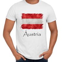Camisa Áustria Bandeira País Europa