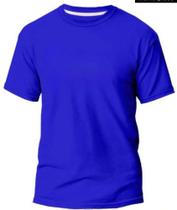 Camisa azul de malha