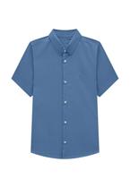 Camisa Azul Infantil Social Onda Marinha