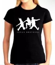 Camisa Baby Look Feminina Banda Jonas Brothers Novidade