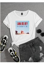 Camisa Baby Look Feminina Lana Del Rey Novidade Camisa Baby Look Feminina Lana Del Rey Novidade