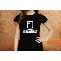 Camisa Baby Look Jota Quest - Camiseta feminina algodão fã clube música