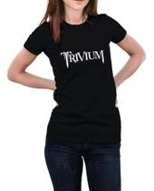 Camisa BabyLook Banda Trivium Show Heavy Metal Camiseta 100% Algodão