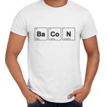 Camisa Bacon Química Elementos Químicos - Web Print Estamparia