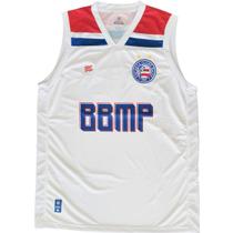 Camisa Bahia Regata Basquete BBMP Esquadrão Oficial Masculina