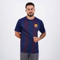 Camisa Barcelona Blaugrana Listrada Marinho