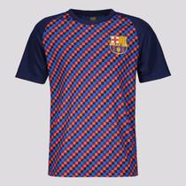 Camisa Barcelona Catalunha Juvenil Marinho