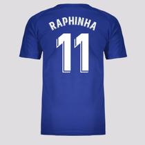 Camisa Barcelona Juvenil 11 Raphinha Azul