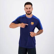 Camisa Barcelona Shield Azul Marinho