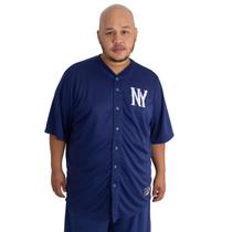 Camisa Baseball Masculina Plus Size M10 Dunk NY
