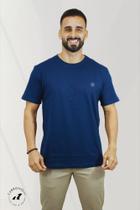 Camisa Básica 100%Algodão Azul Marinho Camisa Básica 100%Algodão Azul Marinho