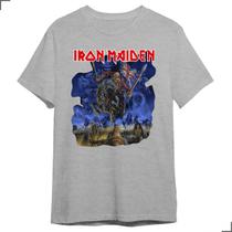 Camisa Básica Banda Iron Maiden Heavy Metal Metallica Show