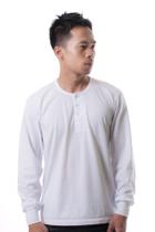 Camisa Basica Branca manga longa