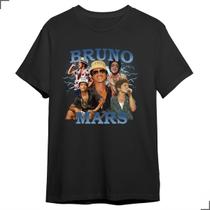 Camisa Básica Bruno Mars Vintage Graphic Tee Cantor Show Fã