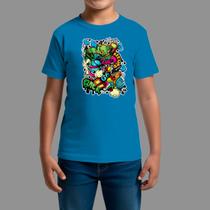 Camisa Básica Casual Manga Curta Gola Redonda The Estamp