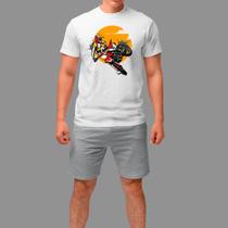 Camisa Básica Casual Manga Curta
