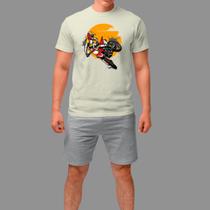 Camisa Básica Casual Manga Curta