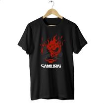 Camisa Básica Cyberpunk Samurai Punkstein Game Aesthetic