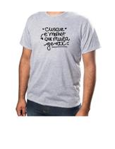 Camisa Básica Estampa Cuscuz é Melhor Que Muita Gente Tecido 100% Poliéster