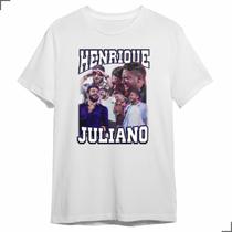Camisa Básica Fã Henrique Sertanejo Muisca Album Juliano