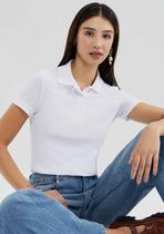 Camisa Básica Feminina Polo Slim Fit - hering