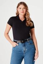 Camisa Básica Feminina Polo Slim Hering