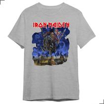 Camisa Básica Iron Maiden Rock British Metal Banda Turne