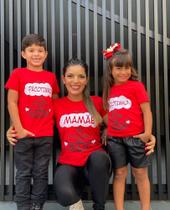 Camisa básica mae e filho de algodão. Camisa básica mae e filho de algodão.
