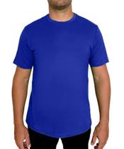 CAMISA BÁSICA MASCULINA ALGODÃO PREMIUM Azul
