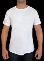 CAMISA BÁSICA MASCULINA ALGODÃO PREMIUM Branco